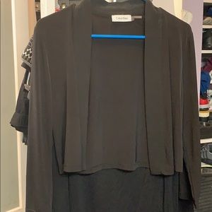 Calvin Klein half arm mid waist cardigan
